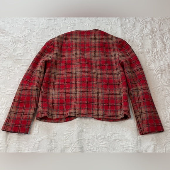 Vintage handmade wool petite blazer - Picture 3 of 3